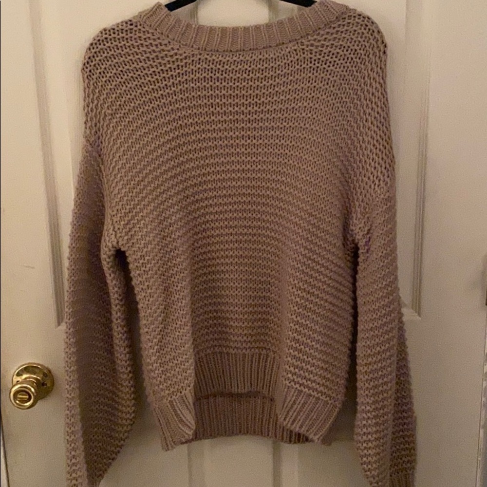 Tan sweater